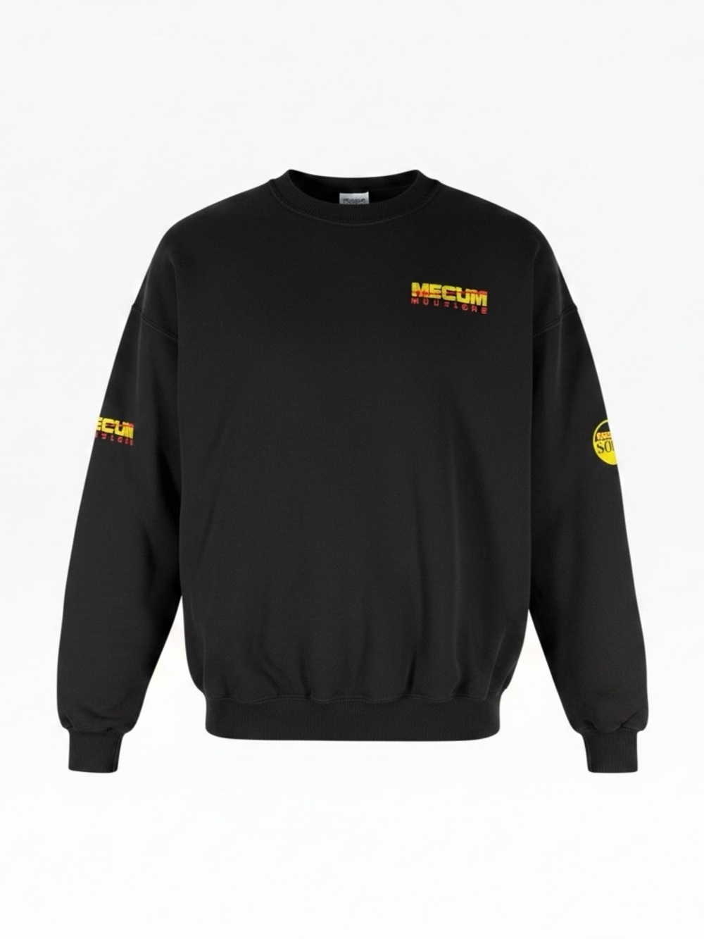 Mecum Auctions Men’s Navy Blue Long Sleeve Pullover Sweatshirt XL Cars